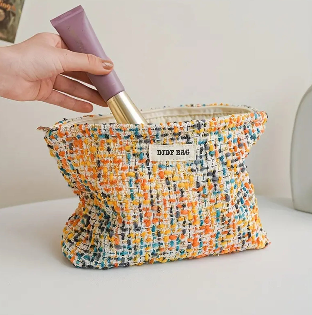 Canvas Makeup Bag