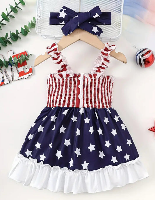 American Girl Dress ❤️🤍💙