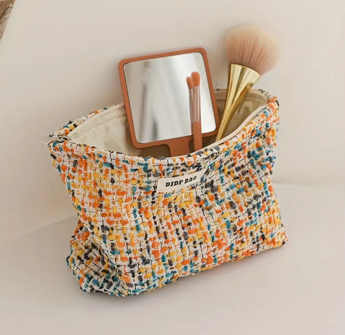 Canvas Makeup Bag