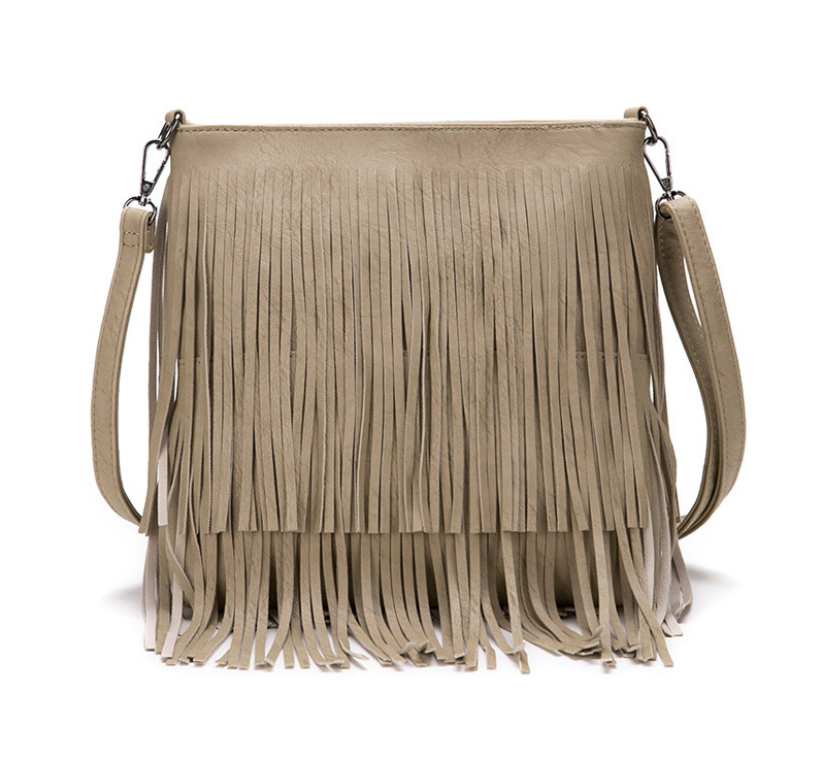 Camel Tassel Purse