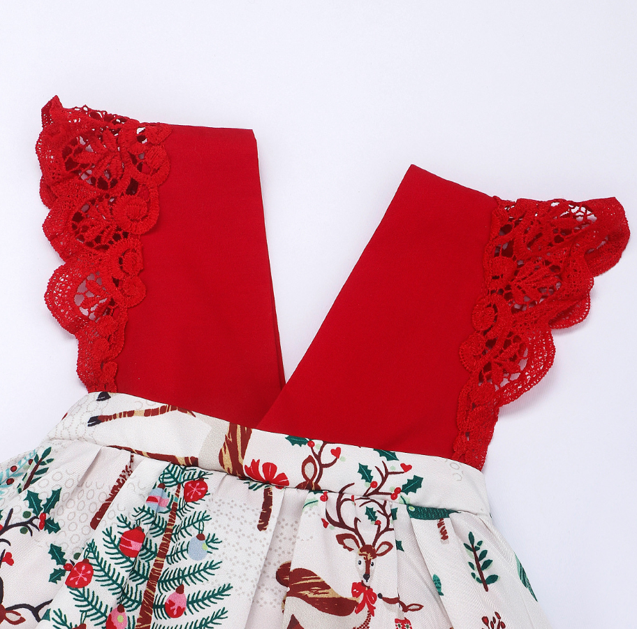 Winifred Holiday Romper Dress